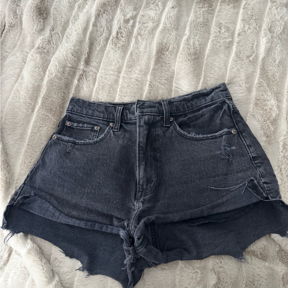 Abercrombie & Fitch Dark Gray Jean Shorts